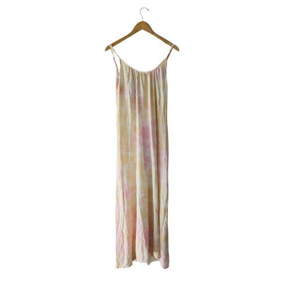 Kiwi + Punch Tie Dye Spagetti Strap Maxi Dress Size M Medium NWT - Picture 2 of 8